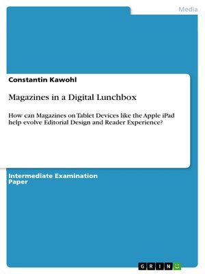 cover image of Magazines in a Digital Lunchbox